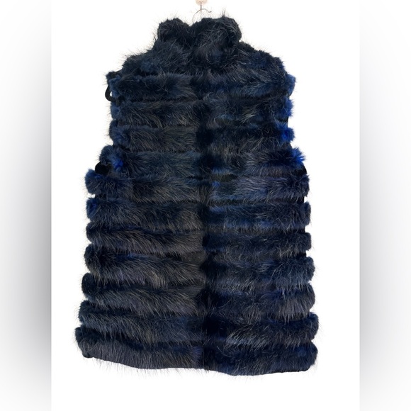 Beatrise Dunska Faux Fur Women's Vest Size S - Picture 2 of 6